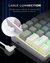 Imagem do Redragon fizz k617 rgb usb mini teclado mecânico para jogos interruptor vermelh