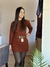 Vestido tricot fio mousse - comprar online
