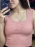 Cropped canelado regatinha