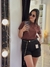 Shorts confort com cinto