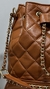 Bolsa marrom detalhe dourados - comprar online