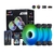 GMRGB 6pin argb Ventilador de resfriamento efeito aurora colorido 12cm ventilado - comprar online