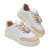 Tênis Infantil Feminino Branco com Detalhes Bege e Pingente de Macaquinho – Confortável e Charmoso OrtoFino - comprar online