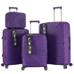 Set De 4 Valijas Rígidas Agarrate Catalina Beauty Tsa G360 - valijas.com.ar