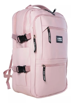 Mochila Travel Carryon Agarrate Catalina Cuero Ecologico - comprar online