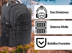 Imagen de Mochila Escolar, Deportiva, Urbana, Camping, Táctica, C/USB