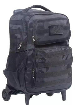 MOCHILA CON CARRITO MODELO LISO - valijas.com.ar