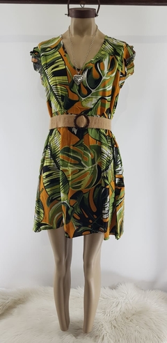 vestidos de fibrana cortos