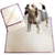 Tapetes Higiênicos Reutilizáveis e Laváveis para Cães Tam M (60 x 70cm) (Borda Lilás) (Borda Lilás)