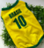 Roupa Pet Seleção Brasileira Dry Fit Macho e Unissex N07 (Amarelo)
