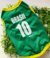 Roupa Pet Seleção Brasileira Dry Fit Macho e Unissex N07 (Verde)