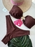 Biquíni Giselly TQC marrom chocolate - AMO BIQUÍNI BEACH WEAR