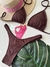 Biquíni Milena bronze marrom chocolate - AMO BIQUÍNI BEACH WEAR
