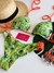 Biquini Bia olho grego (verde/laranja) - AMO BIQUÍNI BEACH WEAR