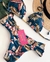 Biquini Mel super luxo (azul floral) - comprar online
