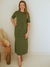 Vestido Midi Canelado Clara