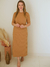 Vestido Midi Canelado Clara