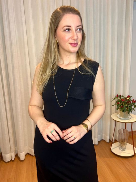 Vestido moletinho curto Estrela