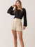 Blusa Crepe Longa Franzida Innocence
