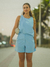 Conjunto blusa transpassada e shorts Nina