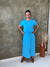 Conjunto Midi Fenda Frontal Viscose Texturizada Bela - Laleju Store