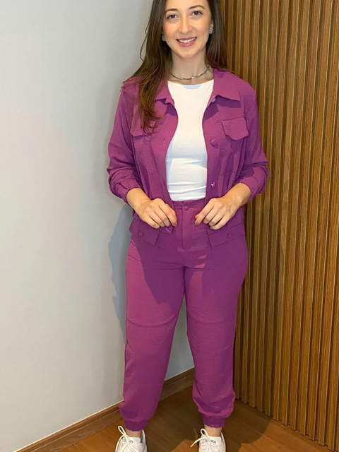 Conjunto Calça Jogger e Bomber
