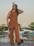 Conjunto regata assimétrica e calça pantalona Carol - loja online