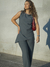 Conjunto regata assimétrica e calça pantalona Carol - Laleju Store