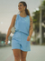 Conjunto blusa transpassada e shorts Nina - comprar online