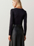 Blusa Longa Malha Gola Careca - loja online