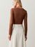 Blusa Longa Malha Gola Careca - comprar online