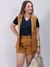 Conjunto alfaiataria maxi colete e shorts Nati - Laleju Store