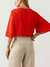 Blusa Crepe Manga Sino Innocence - Laleju Store
