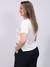 Blusa gola V com recortes laterais Sasha