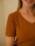 Blusa Curta Modal Gola V Vênus - loja online