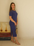 Vestido Midi Viscose Texturizada Betina
