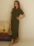 Vestido Midi Viscose Texturizada Betina - Laleju Store