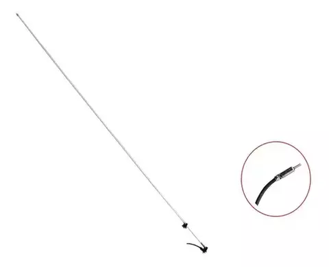ANTENA UNIVERSAL LATERAL FIBRA BLANCA (1.80 MTS) - comprar online