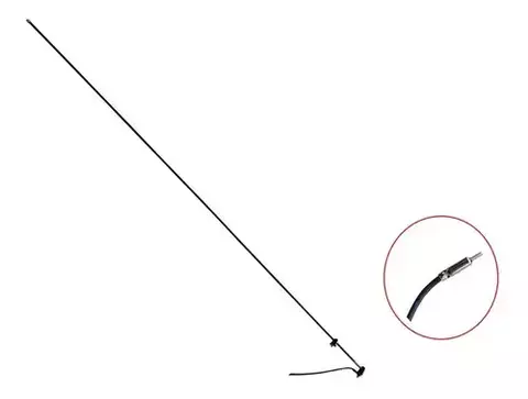 ANTENA UNIVERSAL LATERAL FIBRA NEGRA (1.80 MTS) - comprar online