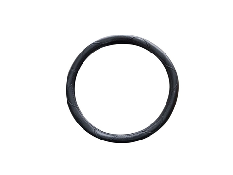 CUBRE VOLANTE Ø36 CUERO NEGRO