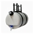 TANQUE AGUA 25 LTS.PLASTICO BLANCO C/JABONERA