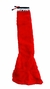 CUBRE PALANCA DRALON GRANDE ROJO C/FLECOS BLANCOS