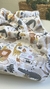 Kit Aconchego - 7 Peças | Safári - Raui Baby - Enxoval moderno e prático do berço à escola! 