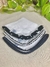 Trio de Fraldinhas Slim - Preto e Branco