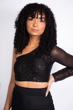 Cropped Paetê - comprar online