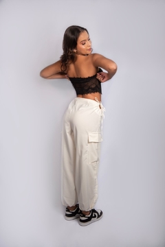 Calça Parachute Cargo com Recorte - comprar online