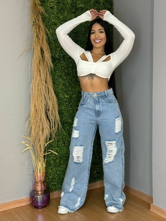 Calça Wide Leg Mirela