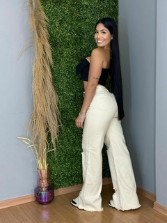 Calça wide leg sophia