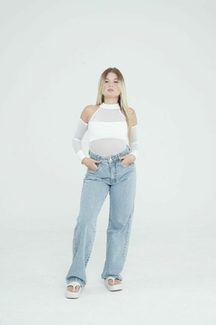 Calça Wide Leg Jeans