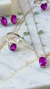 Conjunto Oval Ametista na internet